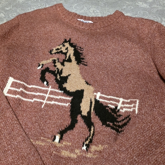 Old Navy Men's Horse Crewneck (Size M) - Picture 2 of 6
